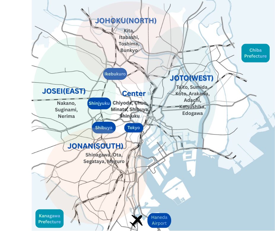 Understanding Tokyo Major Areas