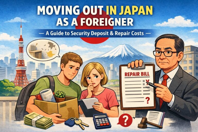 Moving out costs in Japan