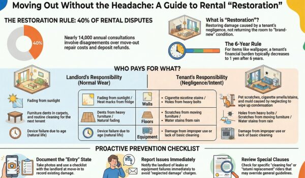 Moving out costs in Japan